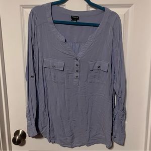 Torrid size 2 light blue dress shirt